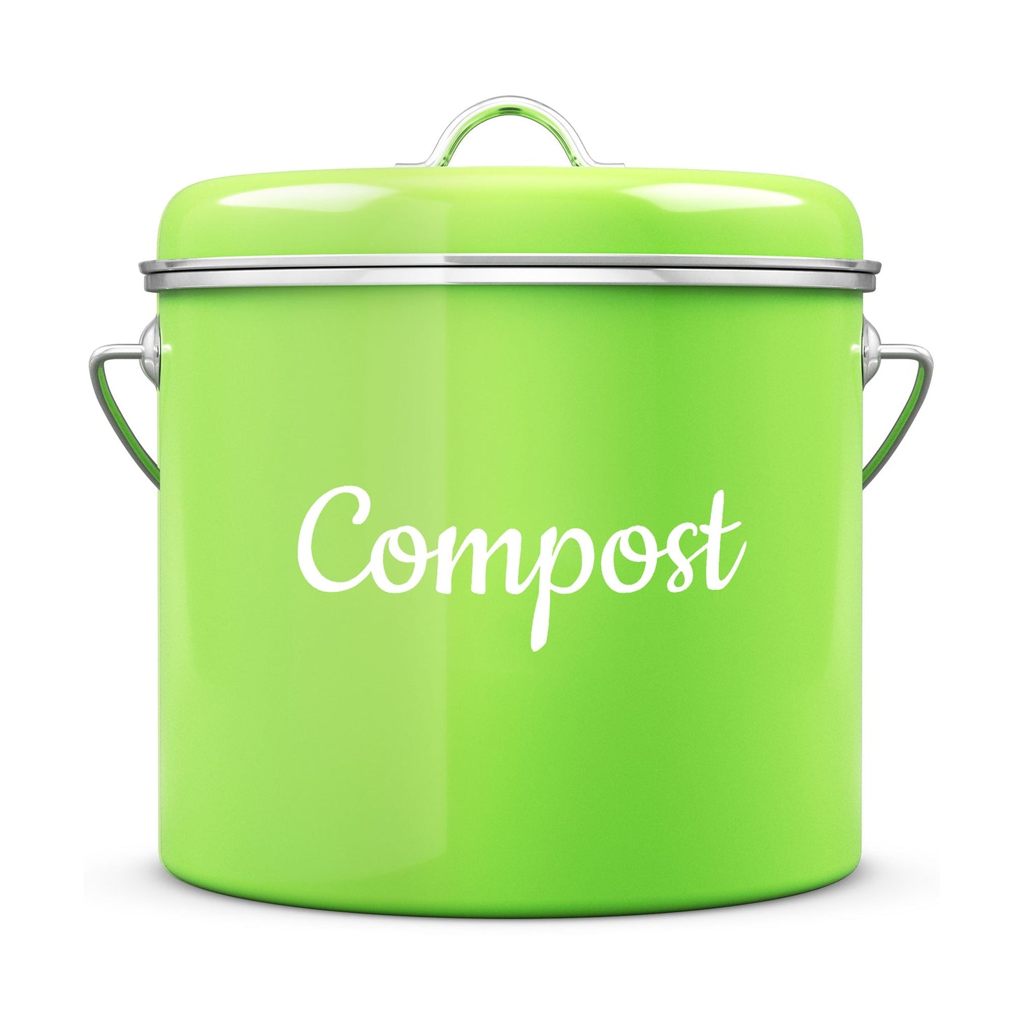 Kitchen Compost Bin - 1.3 Gallon (Includes 1 Spare Charcoal Filter